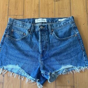 Denim Forum Women's Classic Blue Jean Shorts